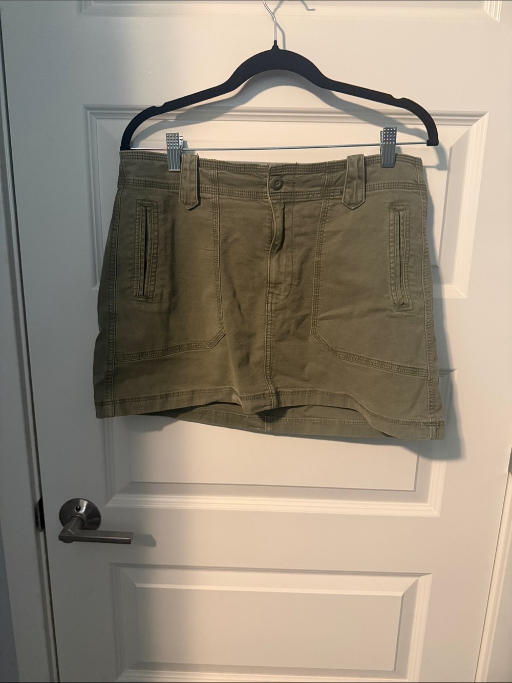 Olive Green Women's Utility Skirt